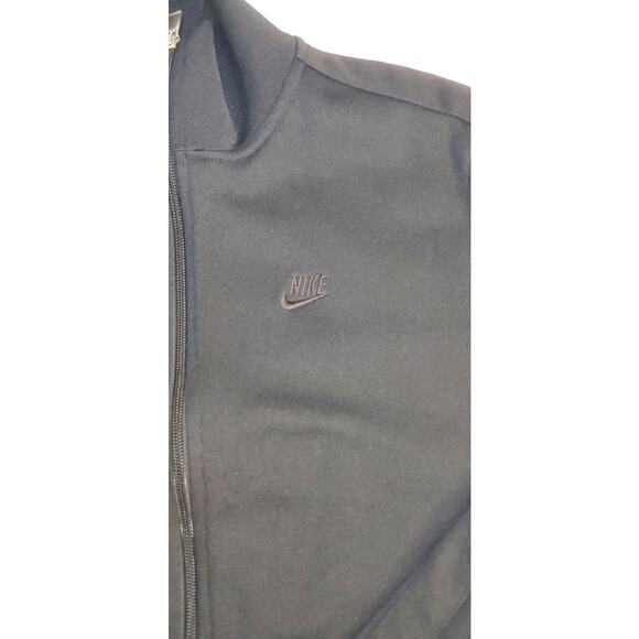 Nike Size M Golf Jacket Mens Black Standard Fit Hoodie Full Zip Long Sleeve Ca9 - Picture 2 of 8
